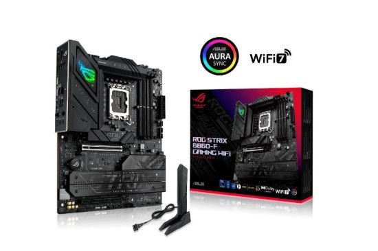 Obrázek ASUS MB Sc LGA1851 ROG STRIX B860-F GAMING WIFI, Intel B860, 4xDDR5, 1xThunderbolt, 1xDP, 1xHDMI, WiFi, ATX