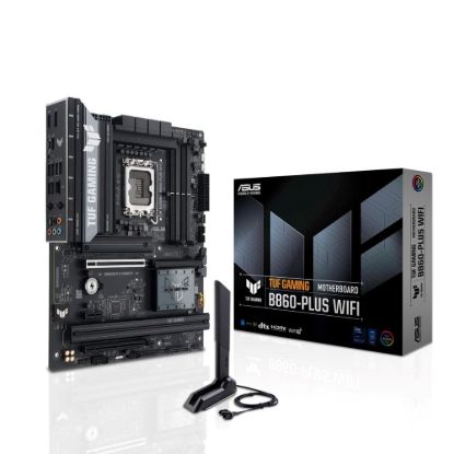 Obrázek ASUS MB Sc LGA1851 TUF GAMING B860- PLUS WIFI, Intel B860, 4xDDR5, 1xThunderbolt, 1xDP, 1xHDMI, WiFi, ATX