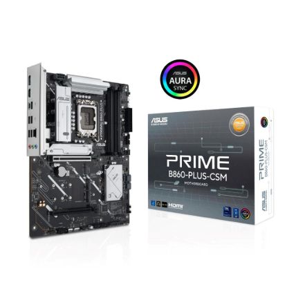 Obrázek ASUS MB Sc LGA1851 PRIME B860- PLUS- CSM, Intel B860, 4xDDR5, 1xDP, 1xHDMI, ATX