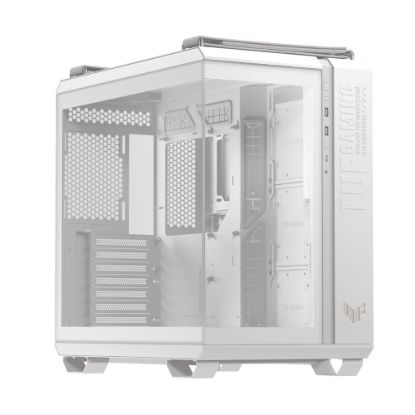 Obrázek ASUS case TUF GAMING GT502 HORIZON, Mid Tower, průhledná bočnice, 4x 120mm ARGB Fan, bílá