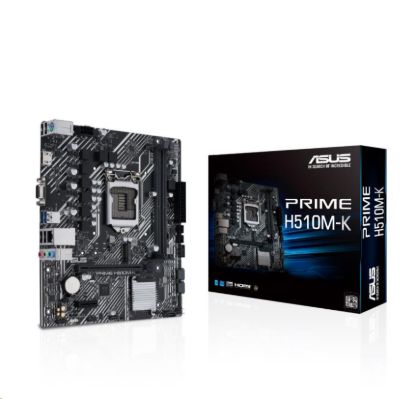Obrázek ASUS MB Sc LGA1200 PRIME H510M- K, Intel H510, 2xDDR4, 1xHDMI, 1xVGA, mATX