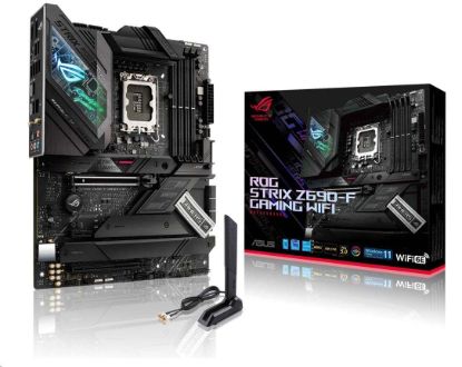 Obrázek BAZAR - ASUS MB Sc LGA1700 ROG STRIX Z690-F GAMING WIFI, Intel Z690, 4xDDR5, 1xDP,1xHDMI - Po opravě (Bez příslušenství)