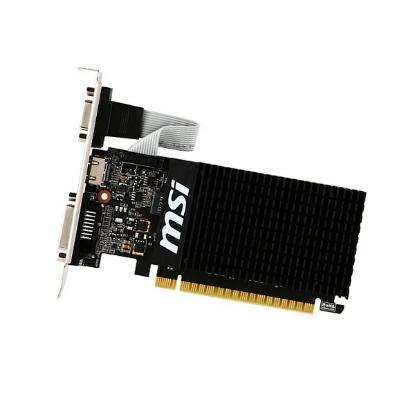 Obrázek MSI VGA NVIDIA GeForce GT 710 2GD3H LP, 2G DDR3, 1xHDMI, 1xVGA, 1xDVI
