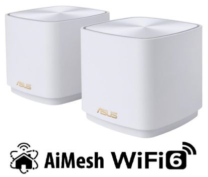 Obrázek ASUS ZenWiFi XD5 2- pack Wireless AX3000 Dual- band Mesh WiFi 6 System, white
