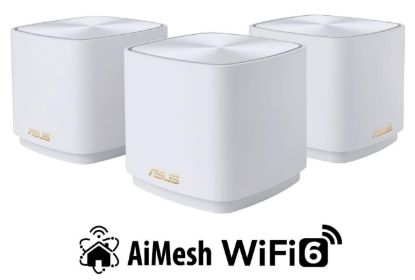 Obrázek ASUS ZenWiFi XD4 Plus 3- pack white Wireless AX1800 Dual- band Mesh WiFi 6 System