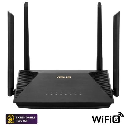 Obrázek ASUS RT- AX52 (AX1800) Router, Dual Band WiFi 6, Extendable Router