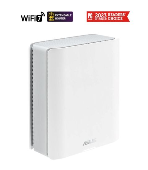 Obrázek ASUS ZenWifi BT8 1-pack, WiFi7 Extendable Router, AiMesh, 1x WAN, 3x LAN, 1x 3.0