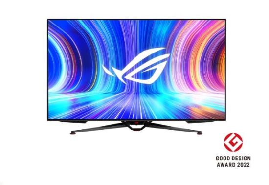 Obrázek BAZAR - ASUS LCD 47.5" PG48UQ 3840x2160 ROG Swift OLED GAMING 4K, OLED, 450cs, 138Hz, 0.1ms, repro 10W, HDMI DP USB vesa