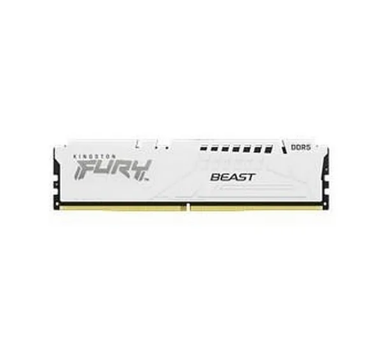 Obrázek KINGSTON DIMM DDR5 16GB 6000MT/s CL36 FURY Beast Bílá