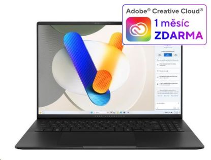 Obrázek ASUS NTB Vivobook S 16 (S5606MA-OLED027W), Ultra 9-185H, 16" 3200 x 2000, 16GB, 1TB SSD, Intel Arc, W11 Home, Black