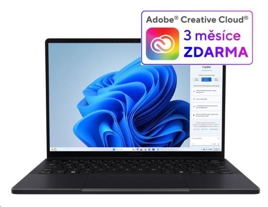 Obrázek ASUS NTB ProArt PX13 OLED (HN7306WI-OLED008X), AI9-HX370, 13.3" 2880 x 1800, 32GB, 2TB SSD, RTX 4070, W11 Pro, Black