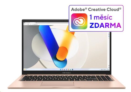 Obrázek ASUS NTB Vivobook 15 (X1504VA-NJ1718W), i5-1334U, 15.6" 1920 x 1080, 16GB, 512GB SSD, Iris X, W11 Home, Cotta