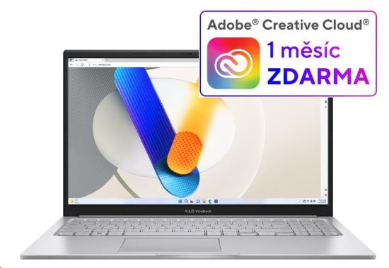 Obrázek ASUS NTB Vivobook 15 (X1504VA-NJ1720W), i5-1334U, 15.6" 1920 x 1080, 8GB, 512GB SSD, UHD, W11 Home, Silver