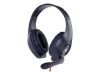Obrázek GEMBIRD gaming headset with volume control blue-black 3.5mm