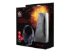 Obrázek GEMBIRD gaming headset with volume control blue-black 3.5mm