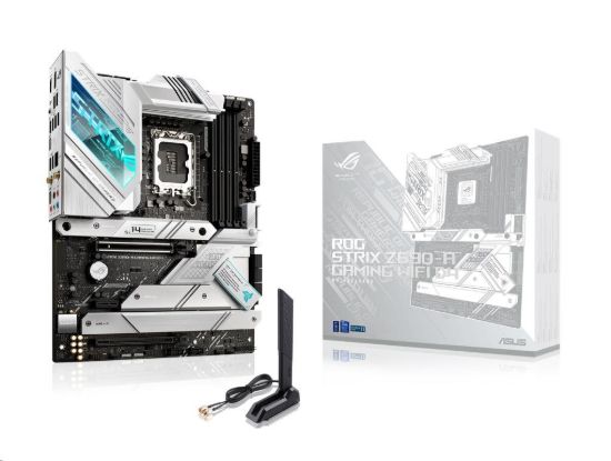 Obrázek BAZAR - ASUS MB Sc LGA1700 ROG STRIX Z690-A GAMING WIFI DDR4, Intel Z690, 4xDDR4, 1xDP, 1xmDP, (bez příslušenství)