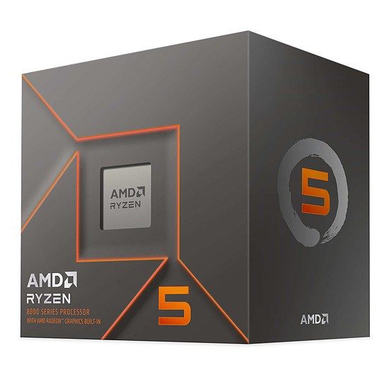 Obrázek CPU AMD RYZEN 5 8600G, 6- core, až 5.0GHz, 22MB cache, 65 W, AMD Radeon 760M Graphics, socket AM5, BOX