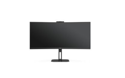 Obrázek AOC MT VA LCD WLED 34" CU34V5CW/BK - VA panel, 3440x1440, HDMI, DP, USB, USB-C, nast. vyska, repro, webcam, zakriven