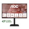 Obrázek AOC MT 27" 27E4CV - 1920 x 1080, IPS, 120 Hz, 1xHDMI, 1xDP, USB hub, USB- C, PD, RJ45, Repro, Pivot