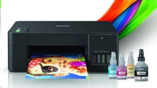 Obrázek BROTHER multifunkce inkoustová DCP- T220 - A4 64MB 1200x6000 16ppm 150listů USB 2.0 - INKTANK