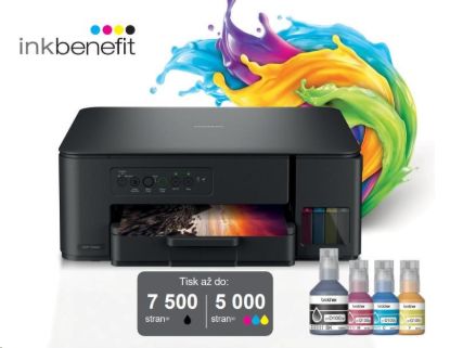 Obrázek BROTHER multifunkce inkoustová DCP- T430W - A4 128MB 2400x600 16ppm USB 2.0. WIFI - INKTANK