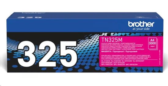 Obrázek BROTHER Toner TN-325M purpurová pro HL-4150CDN/HL4570CDW - cca 3500stran