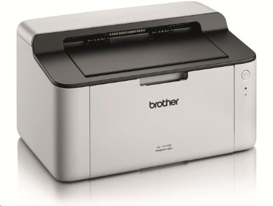 Obrázek BROTHER tiskárna laserová mono HL-1110E - A4, 20ppm, 600x600, 1MB, GDI, USB 2.0, bílá