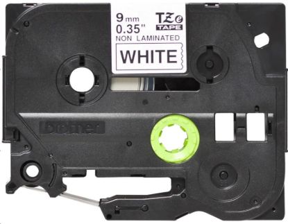 Obrázek BROTHER TZEN221 - kazeta TZ šířky 9mm, nelaminovaná TZE-N221, bílá/černé písmo