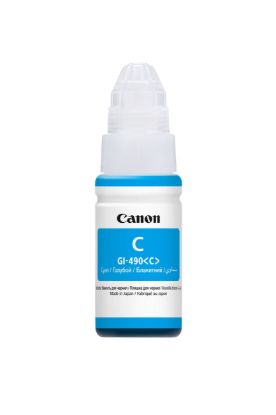 Obrázek Canon Cartridge GI-490 azurová proPIXMA G1400, G1410, G2400, G2410, G3400, G3410, G4400, G4410 (7 000 str.)