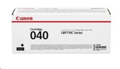 Obrázek Canon TONER CRG-040BK černý pro i-SENSYS LBP710Cx, LBP712Cx, LBP7780Cx (6300 str.)