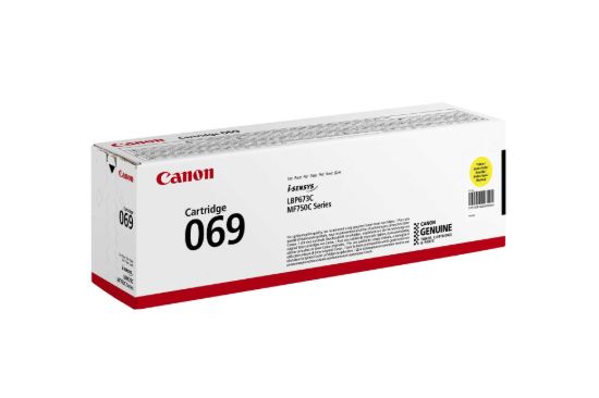 Obrázek Canon TONER  CRG 069Y žlutý pro LBP673Cdw, MF752Cdw, MF754Cdw, MF752Cdw II a MF754Cdw II (1 900 str.)