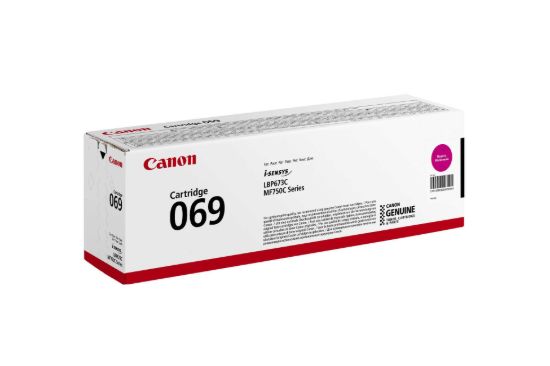 Obrázek Canon TONER CRG 069 M purpurová pro LBP673Cdw, MF752Cdw, MF754Cdw, MF752Cdw II a MF754Cdw II (1 900 str.)