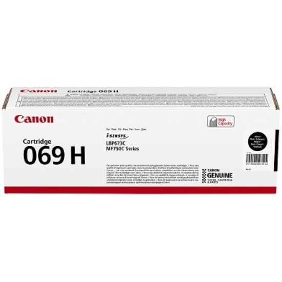 Obrázek Canon TONER CRG 069BK H černý pro LBP673Cdw, MF752Cdw, MF754Cdw, MF752Cdw II a MF754Cdw II (7 600 str.)