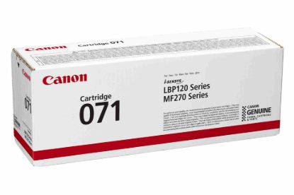 Obrázek Canon TONER CRG 071BK černý pro MF275dw, MF272dw, LBP122dw (1 200 str.)