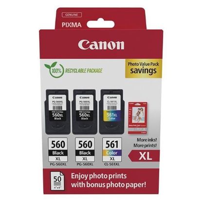 Obrázek Canon CARTRIDGE PG-560XLx2/CL-561XL PVP pro PIXMA TS535x, TS535xa, TS745x, TS745xi