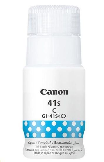 Obrázek Canon Cartridge GI-41S C azurová pro PIXMA G3420/G3430/G3460/G3470/G3480/G4470 (4 400 str.)