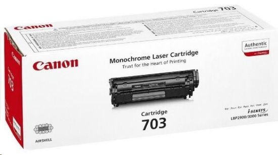 Obrázek Canon TONER CRG-703 černý pro LBP-2900, LBP-2900b (2500 str.)