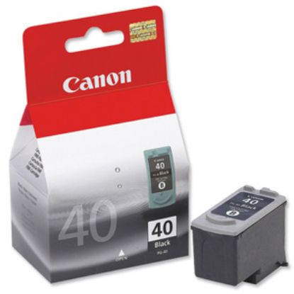 Obrázek Canon CARTRIDGE PG-40 černá pro MP-150, MP-170, MP-450, PIXMA IP1x00, IP2x00, MP1x0, MP-210 (490 str.)