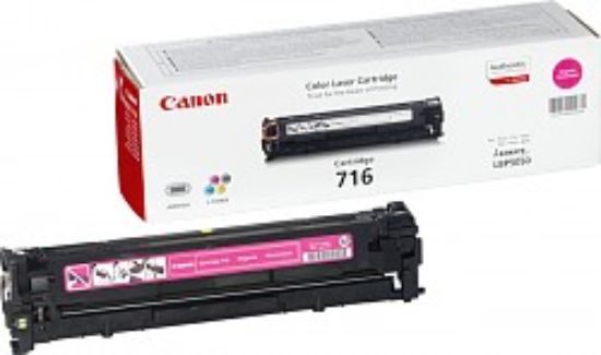 Obrázek Canon TONER CRG-716M purpurová pro i-Sensys LBP5050, LBP5050N, LBP5360, MF-8030Cn, MF-8040Cn, MF-8050Cn, (1500 str.)