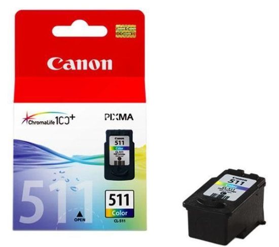 Obrázek Canon CARTRIDGE CL-511 barevná pro  PIXMA iP2700, MP2x0, MP49x, MX3x0, MX410, MX420 (245 str.)