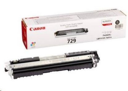 Obrázek Canon TONER CRG-729BK černý pro LBP7010C, 7018C (1 200 str.)