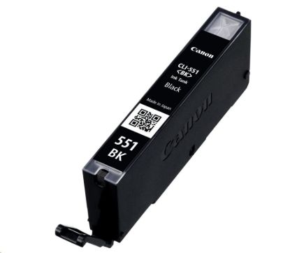 Obrázek Canon CARTRIDGE CLI-551BK černá pro Pixma iP, Pixma iX, Pixma MG a Pixma MX 6850, 725x, 925, 8750 (376 str.)