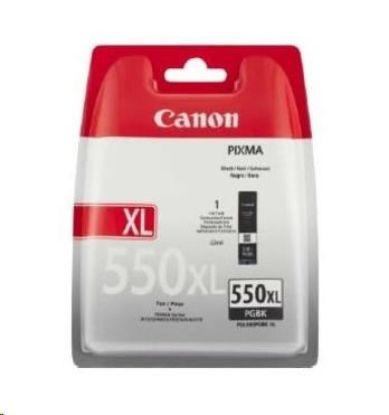 Obrázek Canon CARTRIDGE PGI-550XL PGBK pigmentová černá pro PIXMA iP7250, iP8750, iX6850, MG5450, MG5x50, MG565x (500 str.)