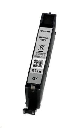 Obrázek CANON CARTRIDGE CLI-571GY XL šedá pro PIXMA MG575x, MG685x, MG775x, TS505x, TS605x, TS805x, TS905x (3350 str.)