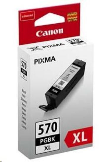 Obrázek CANON CARTRIDGE PGI-570XL PGBK pigmentová černá pro PIXMA MG575x, MG685x, MG775x, TS505x, TS605x, TS805x (500 str.)