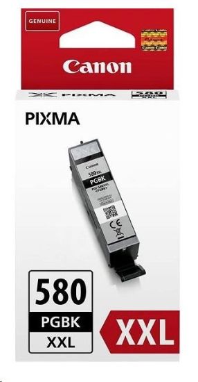 Obrázek Canon CARTRIDGE PGI-580XXL pigmentová černá pro PIXMA TS615x, TS625x, TS635x, TR7550, TS815x (600 str.)