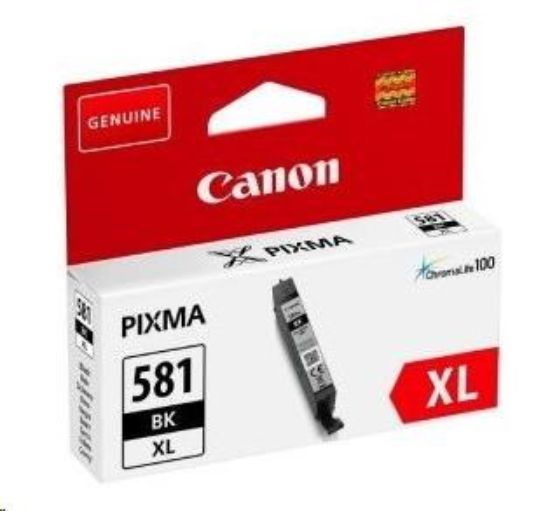 Obrázek Canon CARTRIDGE CLI-581XL černá pro PIXMA TS615x, TS625x, TS635x, TR7550, TS815x (3200 str.)