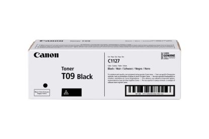 Obrázek CANON toner T09BK černý pro i-Sensys X C1127P , C1127I a C1127IF (7 600 str.)
