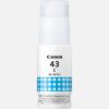 Obrázek Canon Cartridge GI- 43 C azurová pro PIXMA G540, G640 (3700 str.)