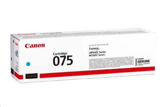 Obrázek Canon TONER 075 Y žlutá pro i-SENSYS LBP646Cdw, LBP647Cdw, MF664Cdw, MF667Cdw (1300 str.)